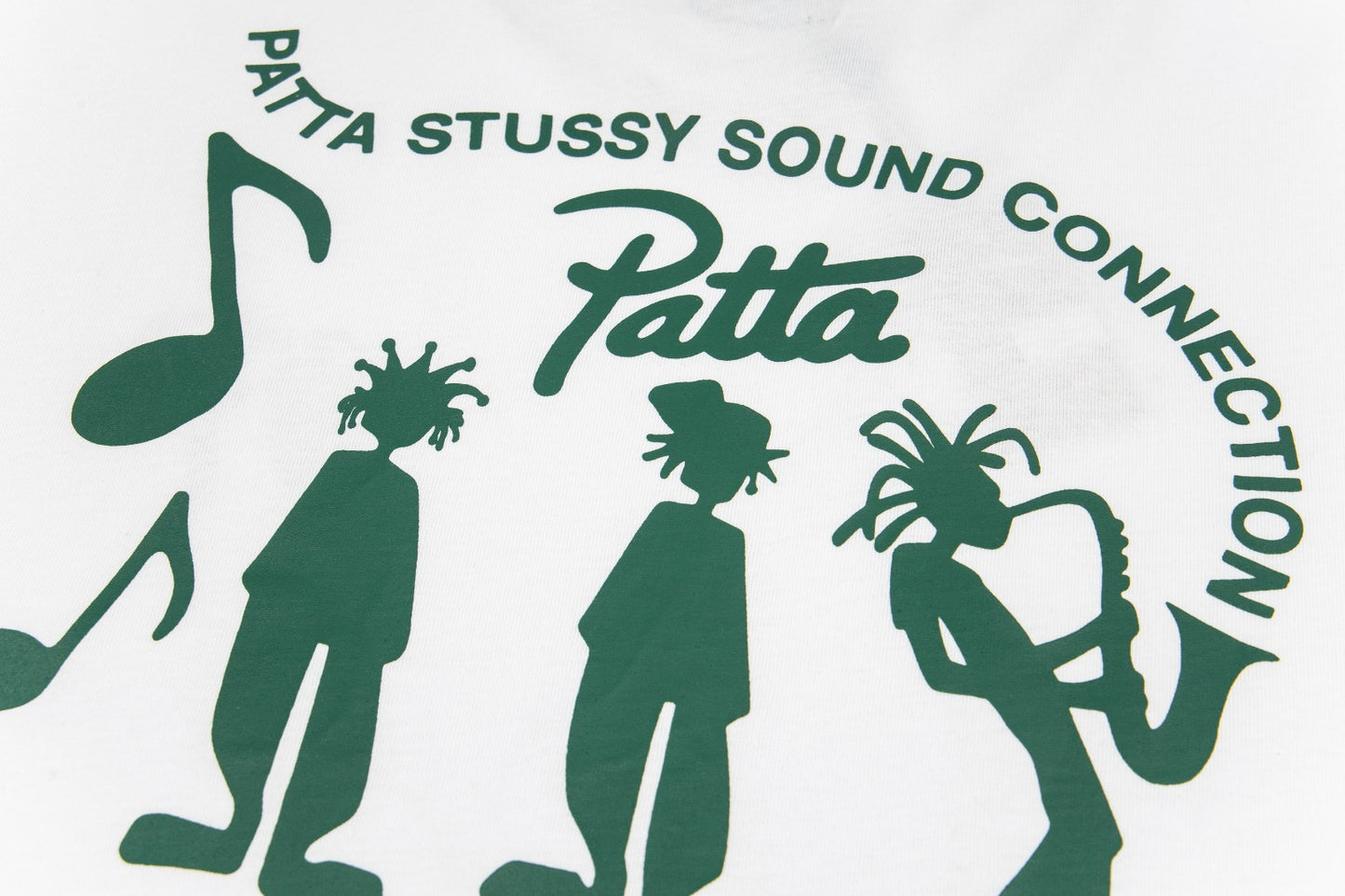 Stussy SP Swirl Logo Short Sleeve T-Shirt - White