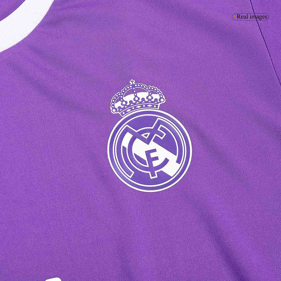 Retro BENZEMA #9 2016/17 Real Madrid Away Long Sleeve Soccer Jersey