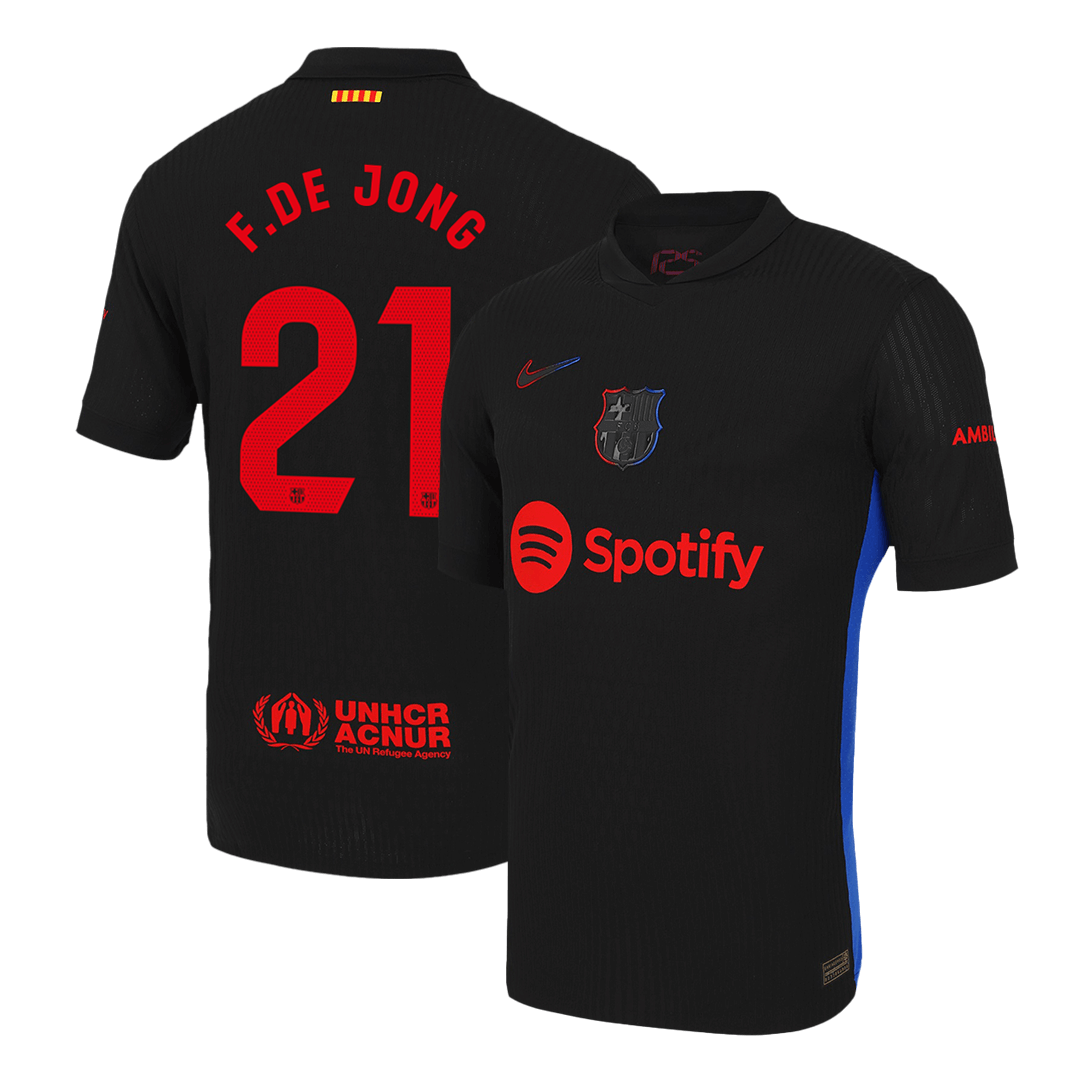 Authentic F.DE JONG #21 Barcelona Away Soccer Jersey 2024/25