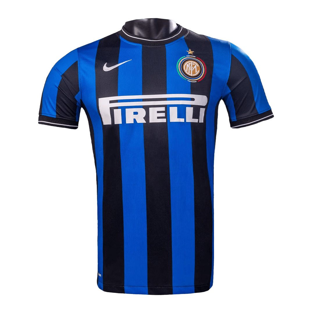 Retro 2009/10 Inter Milan Home Soccer Jersey