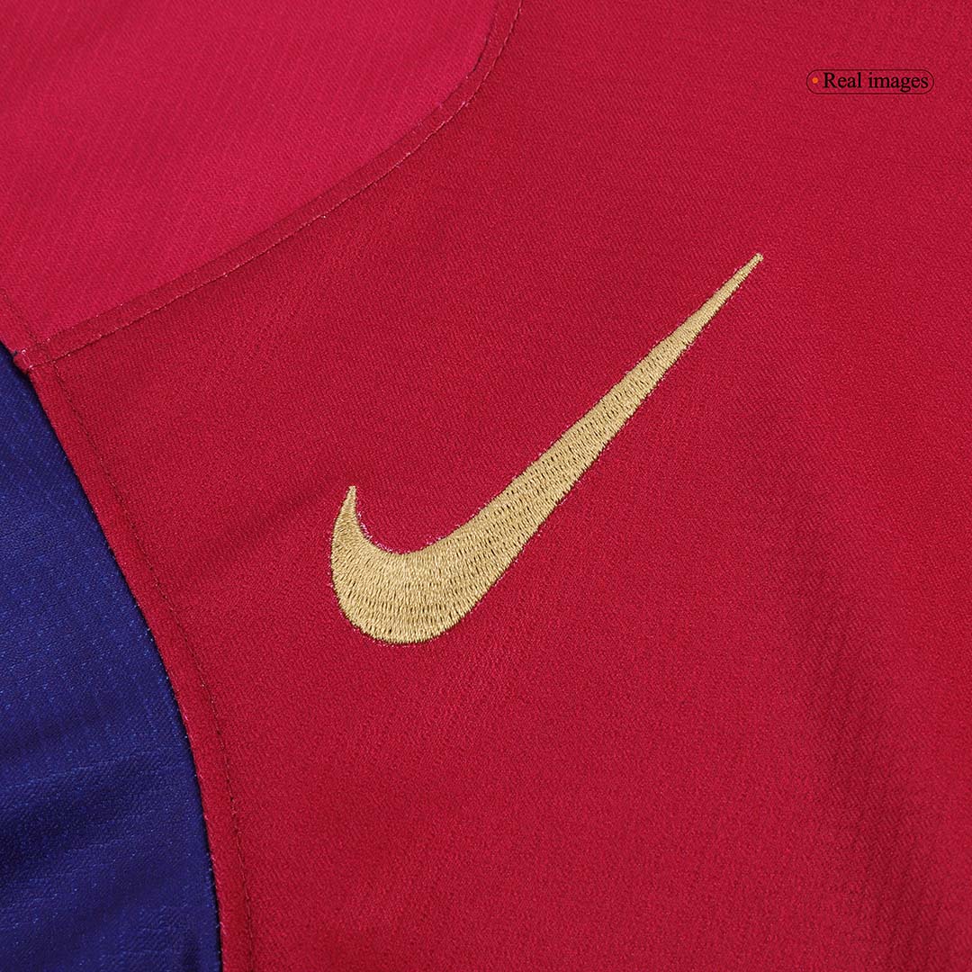 LAMINE YAMAL #19 Barcelona Home Soccer Jersey 2024/25 - Spotify Logo Without Text