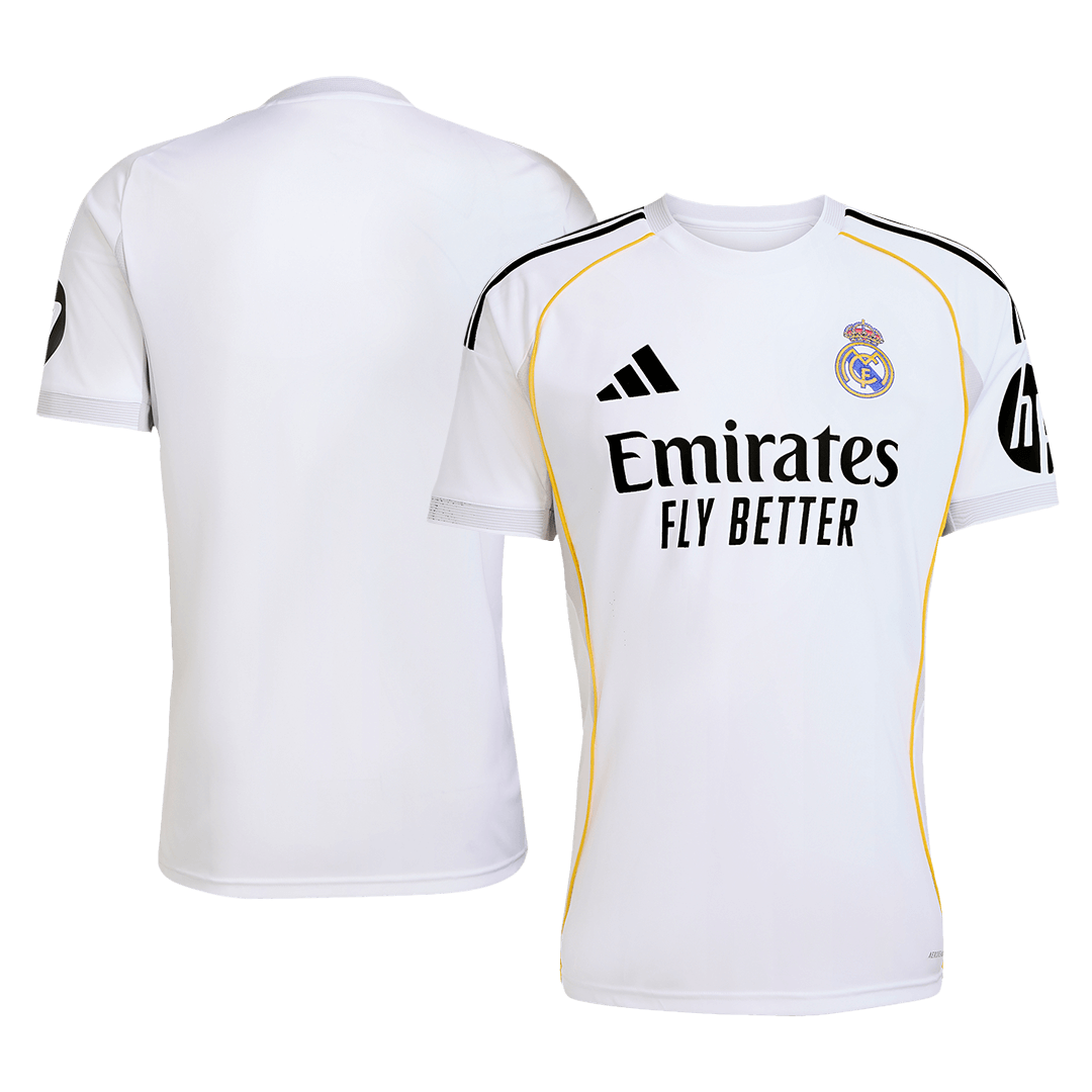 Real Madrid Soccer Jersey Home Custom Shirt 2025/26