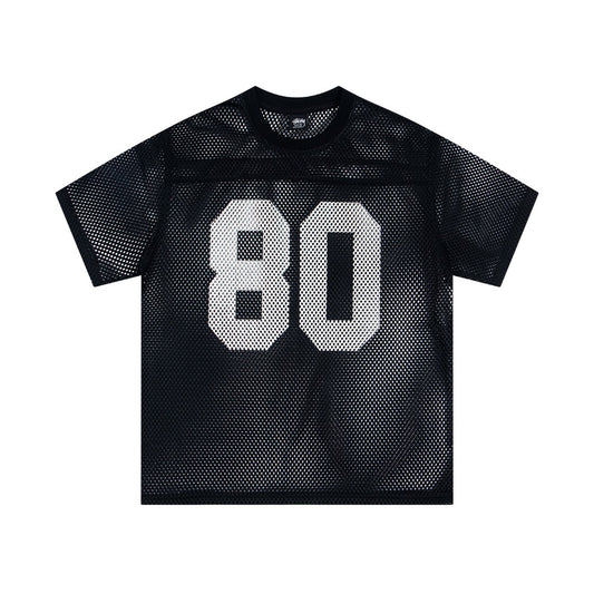 Stussy 80 Mesh Athletic Jersey - Black