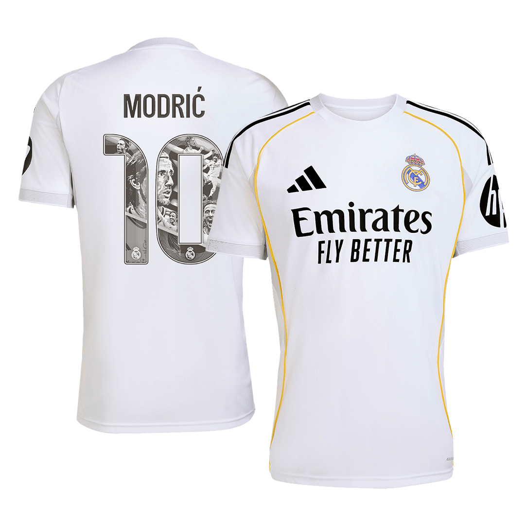 MODRIĆ Special #10 Real Madrid Home Soccer Jersey 2025/26