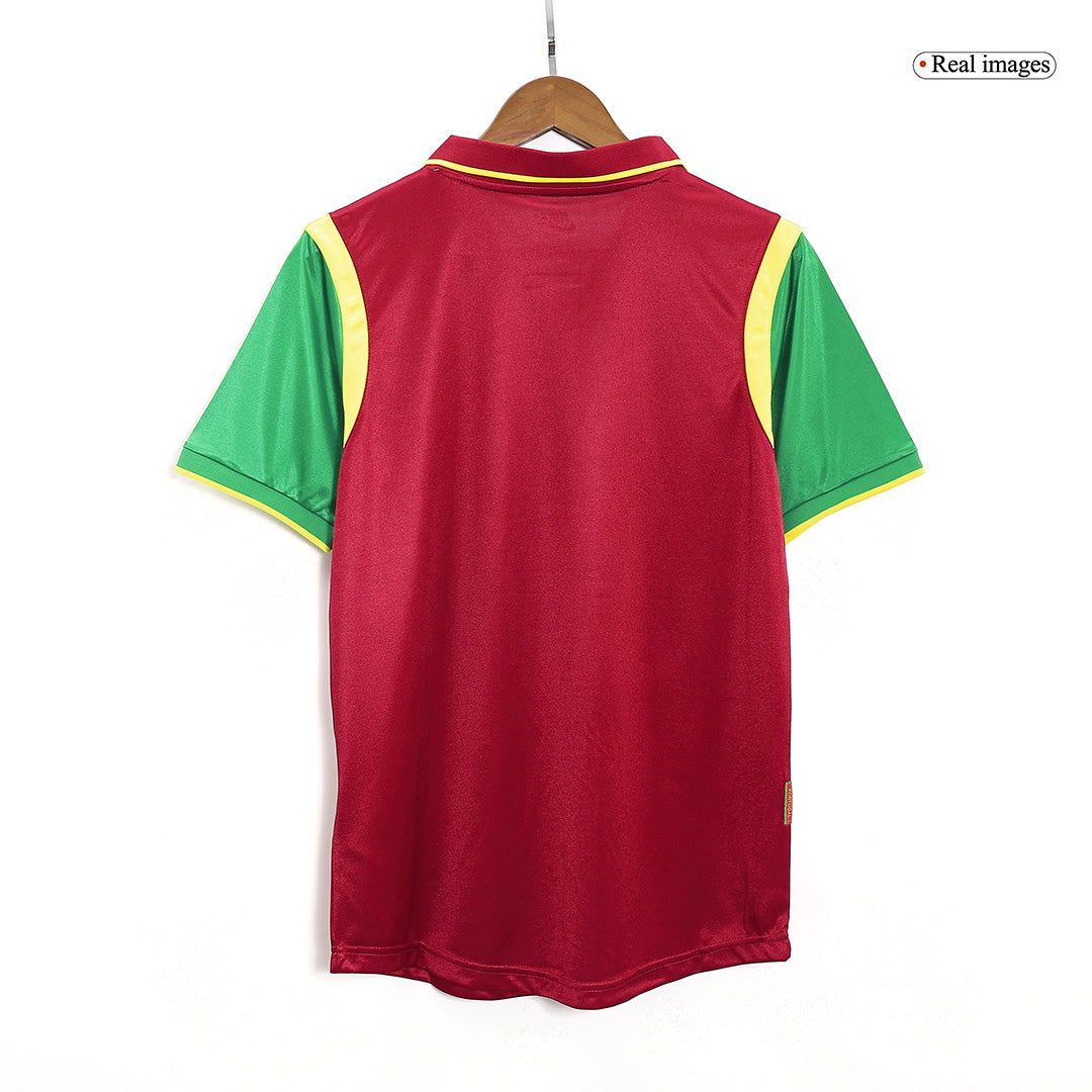 Retro 1999 Portugal Home Soccer Jersey