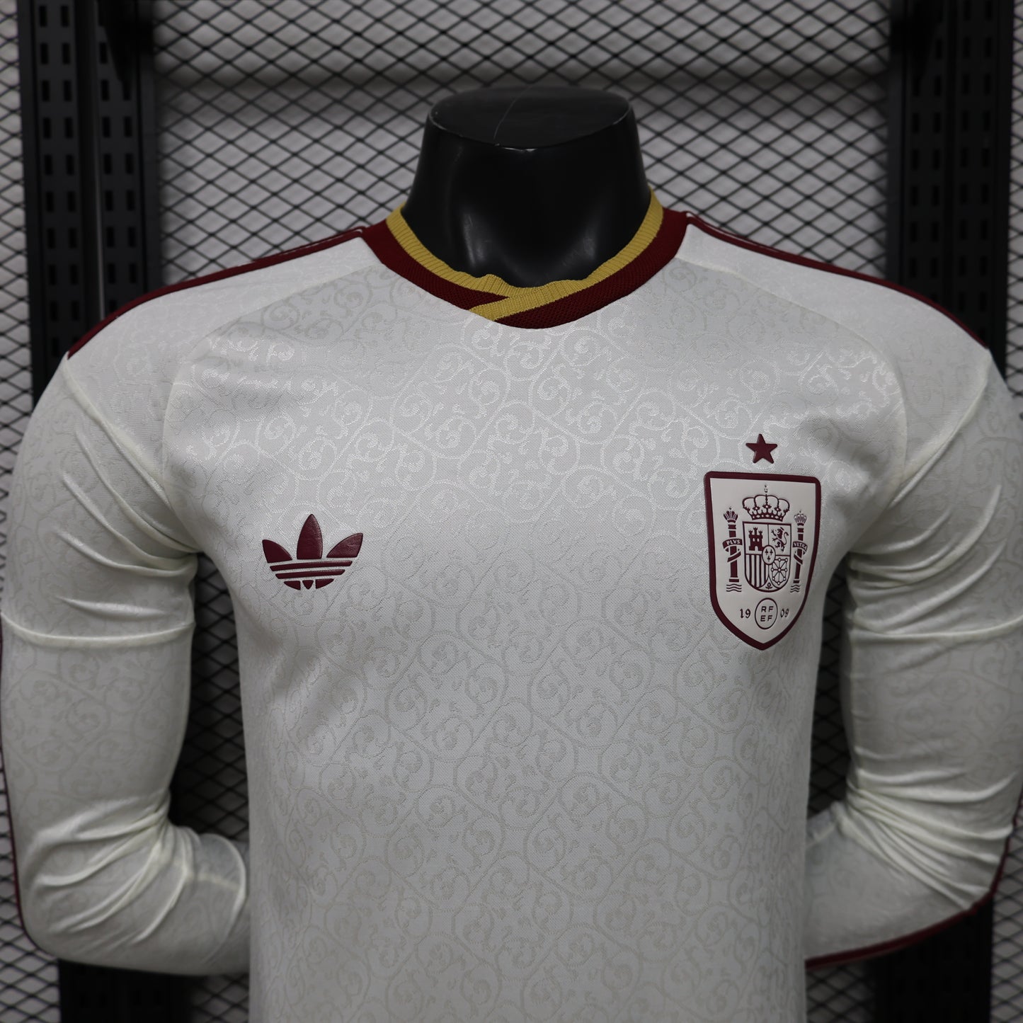 Spain National Team Away Premium Soccer Jersey 26/27 (Long Sleeve Authentic Player Version)