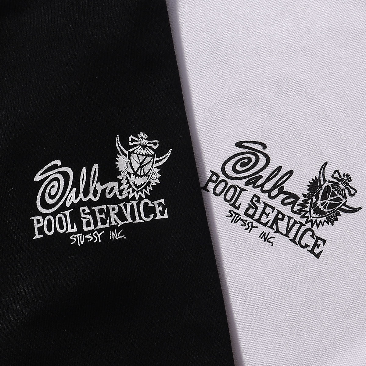 Stussy Alba Pool Service T-Shirt - Black