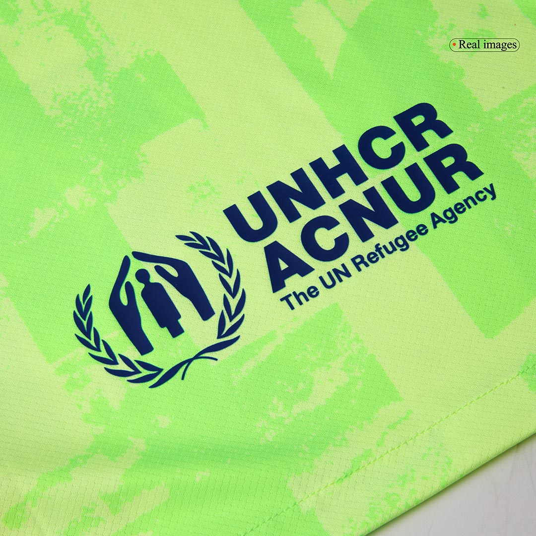 Barcelona Third Away Soccer Jersey Kit(Jersey+Shorts) 2024/25 - UCL (Spotify Logo Without Text)