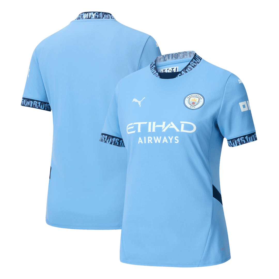 Women's Manchester City Home Soccer Jersey Shirt 2024/25