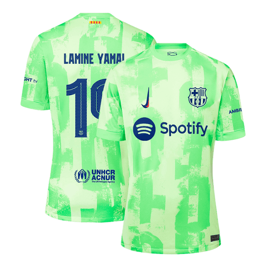 LAMINE YAMAL #19 Barcelona Third Away Soccer Jersey 2024/25 - UCL